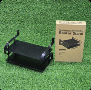 Wall Mounted Installable Router Stand