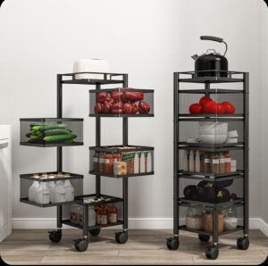 5 Layer Round Shape Kitchen Rack
