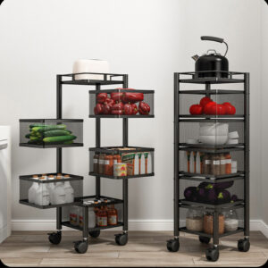 5 Layer Round Shape Kitchen Rack